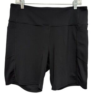 Victoria's Secret Black Biker Shorts with Pockets - Size XL